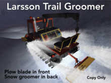 Drive A Ski Trail Groomer For Winter Region Fun!