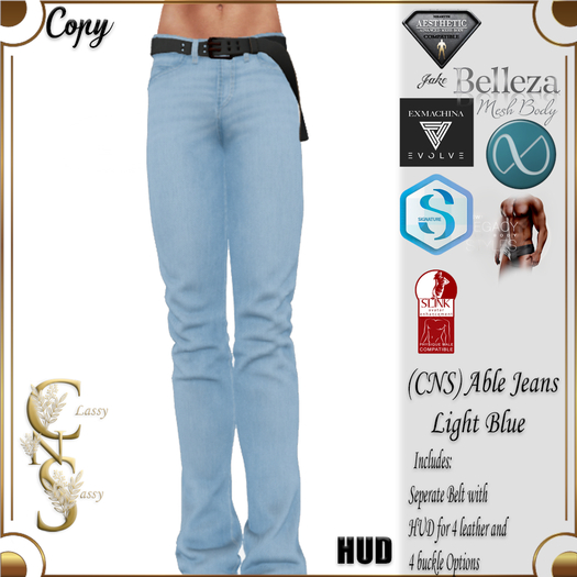 (CNS) Able Jeans Light Blue