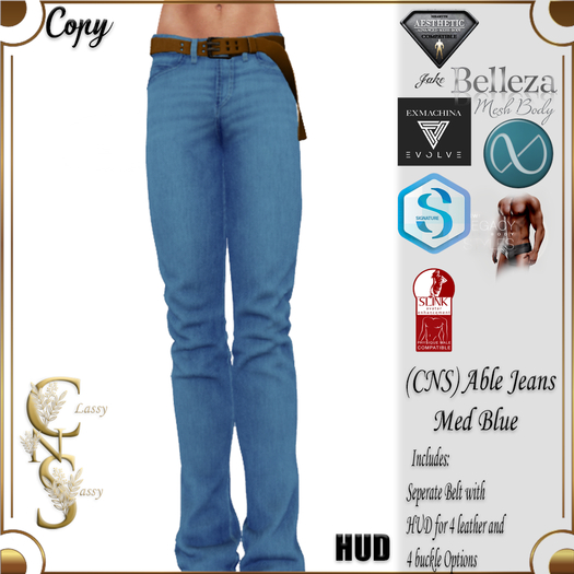 (CNS) Able Jeans Medium  Blue