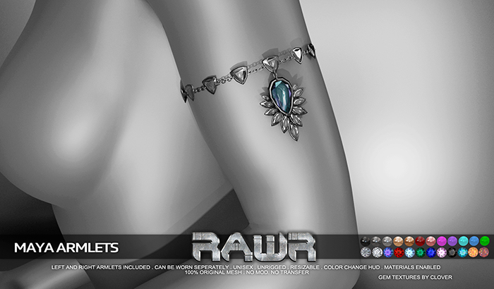 RAWR! Maya Armlets (add me)