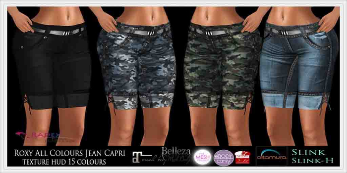 RADEX R-1 Mesh Roxy All Colours Jean Capri