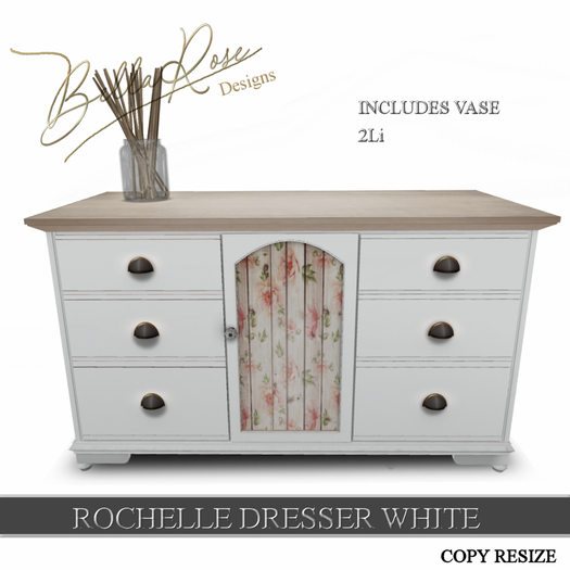 [BR] Rochelle Dresser Wht