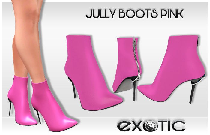 EXOTIC - Jully Boots Pink