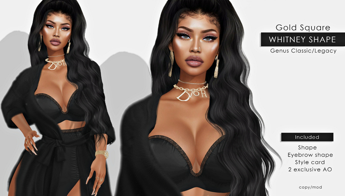 Exclusive!Gold Square {Whitney shape} Legacy/Genus Classic
