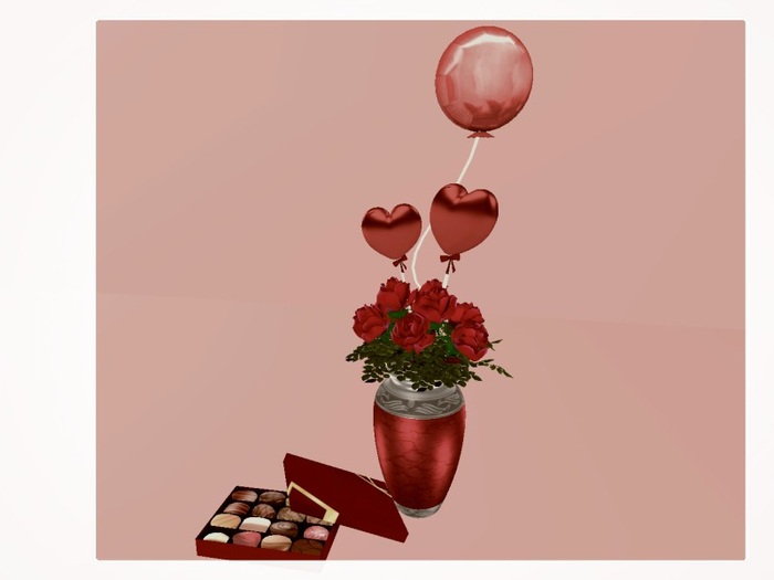 [AE] Gift Store - Roses and Chocolates (red)