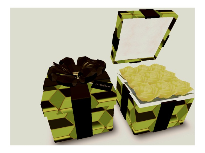 [AE] Gift Store - Roses in a Box (yellow)