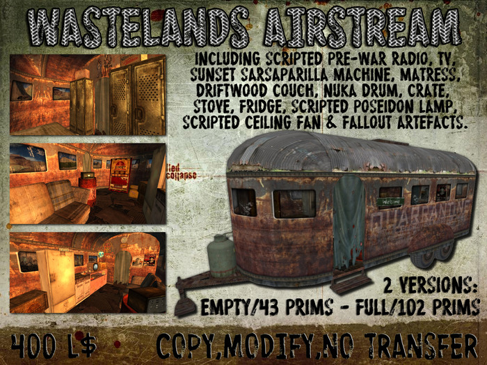 =CDP= WASTELANDS AIRSTREAM 