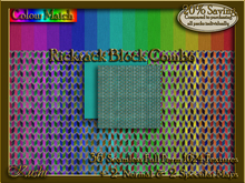 Rickrack Block Combo Seamless Texture Set