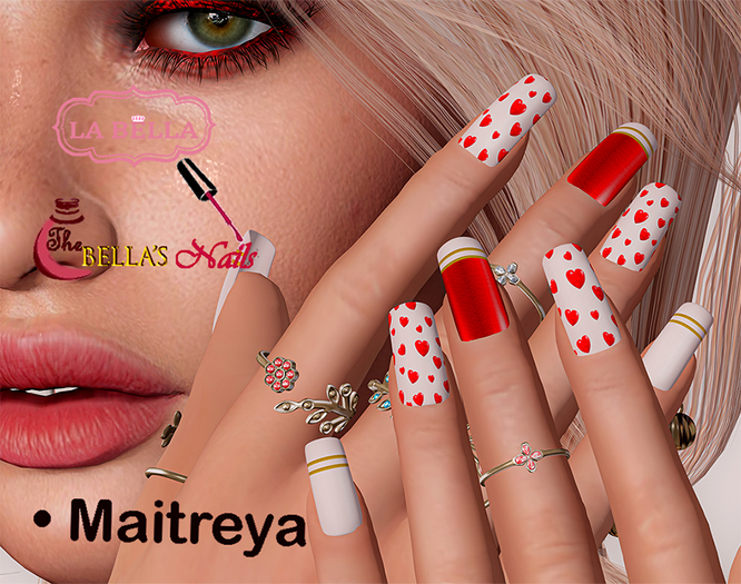 LaBella Daly Valentine's day Nails  Maitreya (ADD ME).