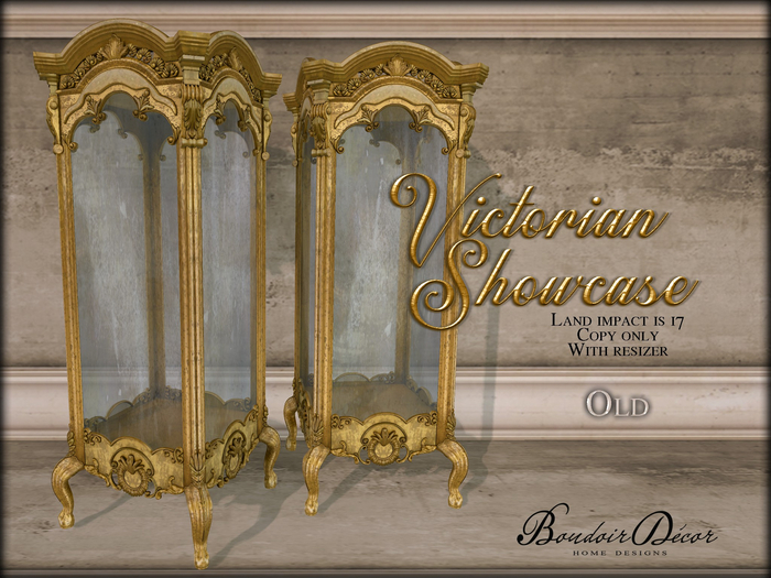 Boudoir-Victorian Showcase Old