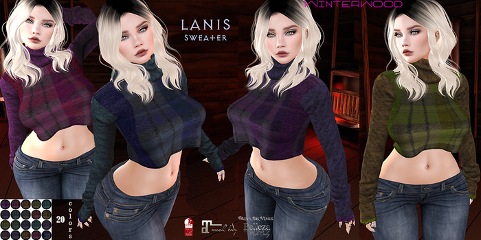 .:WinTeRwooD Designs:.Lanis Cropped Sweater