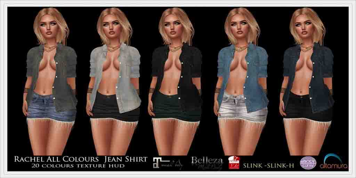 RADEX F 104 Mesh Rachel All Colours  Jean Shirt