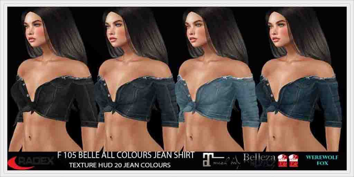 RADEX F 105 Mesh Belle All Colours Jean Shirt