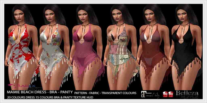 RADEX F 105 Mesh Mamie All Colours  Beach Dress