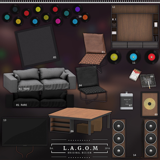 GACHA - 05. LAGOM - Vinyl Living [Rug]