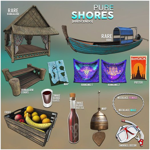 [Kres] Pure Shores - Bungalow - RARE