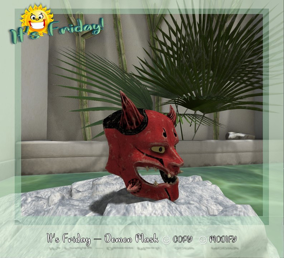 It's Friday ! - Japanese demon mask 2.0