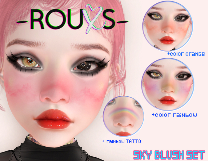 -ROUXS - sky blush set