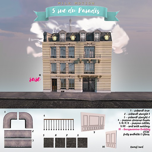 (Milk Motion) rue du Paradis - parisian cobbles 1