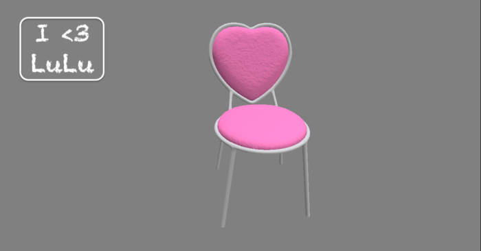 Full Perm Heart Chair