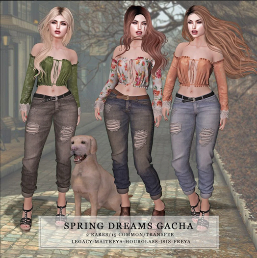 Petite Mort- Spring Dreams Jeans w/HUD v2 RARE