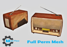 Mesh Place - Old Radio - Full Perm Mesh