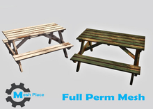 Mesh Place - Picnic Table - Full Perm Mesh