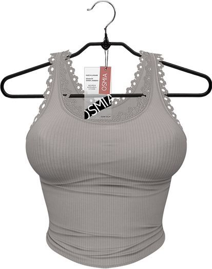 OSMIA - Kristen.Tank Top - Gray