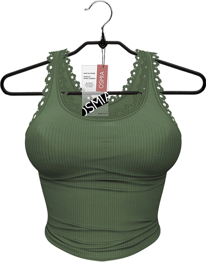 OSMIA - Kristen.Tank Top - Olive