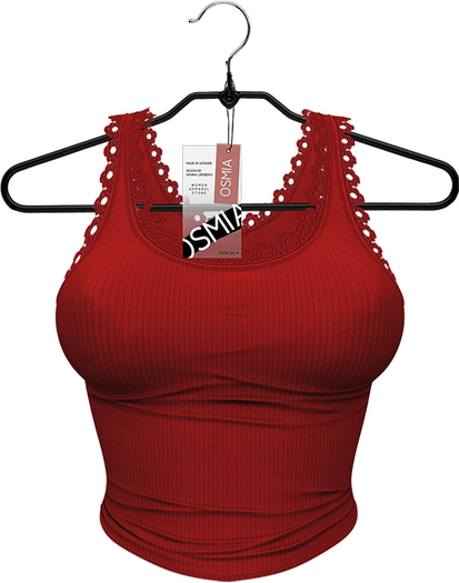 OSMIA - Kristen.Tank Top - Ruby