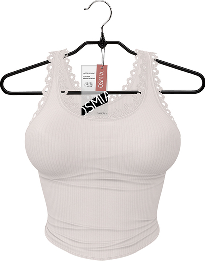 OSMIA - Kristen.Tank Top - White