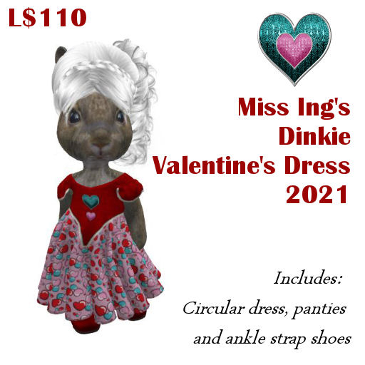 Miss Ing's Dinkie Valentine's Dress Set 2021