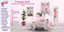.Princess Stuff. [Shabby Chic Pastel Furniture Set] Pink _add