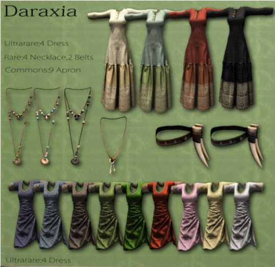 *Sweet Kajira*Daraxia Blue  Apron common(BOX)