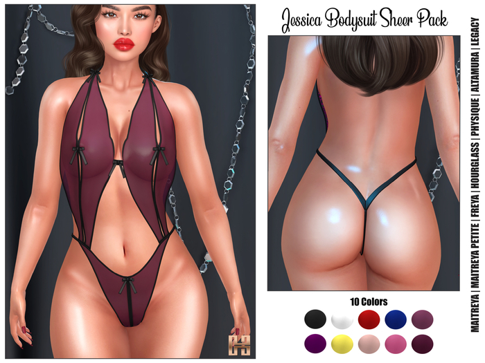 [hh] Jessica Bodysuit SHEER PACK