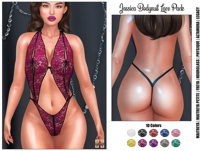 [hh] Jessica Bodysuit LACE Pack