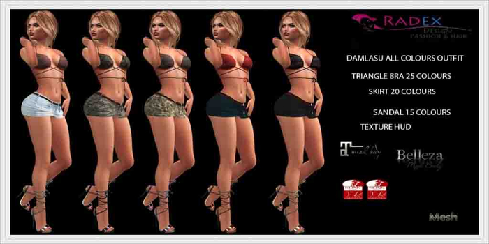 RADEX Mesh Damlasu All Colours Outfit