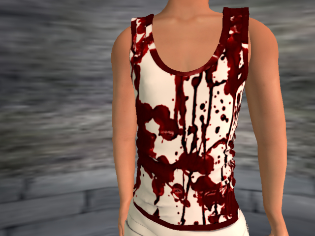 YWIW Tweenster Tank Blood Splatter