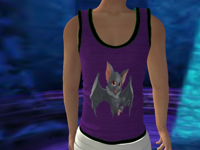 YWIW Tweenster Tank Cute Bat
