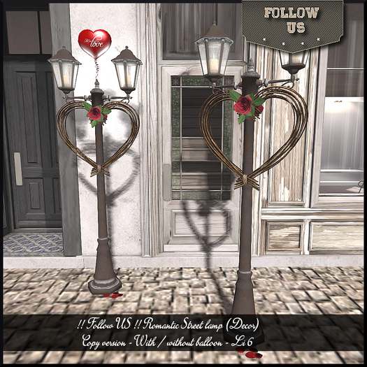 Lamp - Romantic street lamp (Decor) Pack 