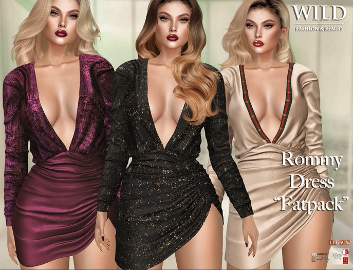 :::WILD:::Fashion Romy Dress FATPACK*OUTLET PRICE* 