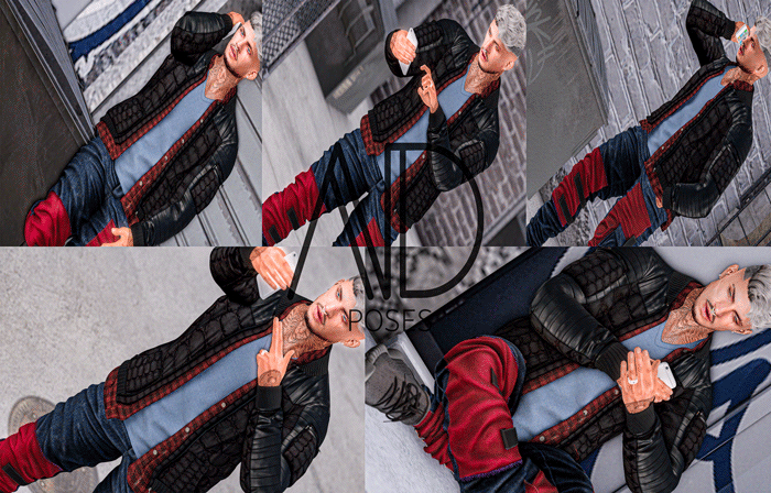 * AD POSES* Phone Poses Male 