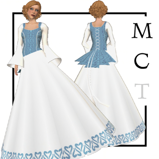 Fortunity blue wedding gown [by Pretty Magic]