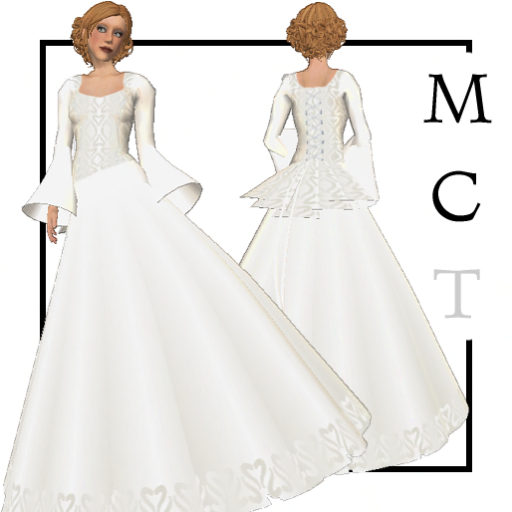 Fortunity white wedding gown [by Pretty Magic]