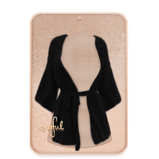 Cynful Fluffy Love Robe - Black Maitreya Lara (+ Petite), Belleza Freya, Legacy (+ Perky), Kupra