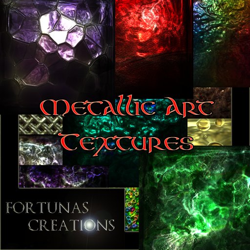 Fortunas Creations - Metallic Art Texture Set