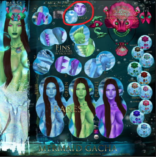 -Elemental- Mermaid Particles Set 2