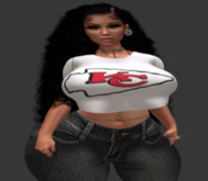 ::PINK ICING:: Chiefs Top- Kupra