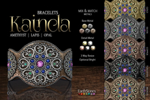 EarthStones Kainda Bracelets ~ Amethyst/Lapis/Opal