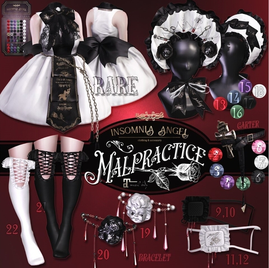 Insomnia Angel . malpractice -1- paranoia dress RARE